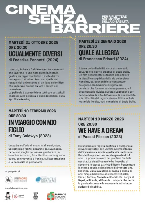 “Cinema senza barriere”: al Rosebud la proiezione di Quale allegria di Francesco Frisari